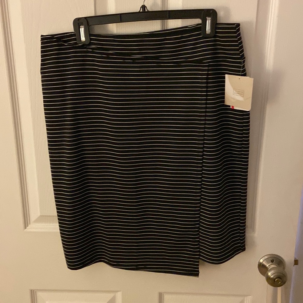 Faux Wrap Around Skirt